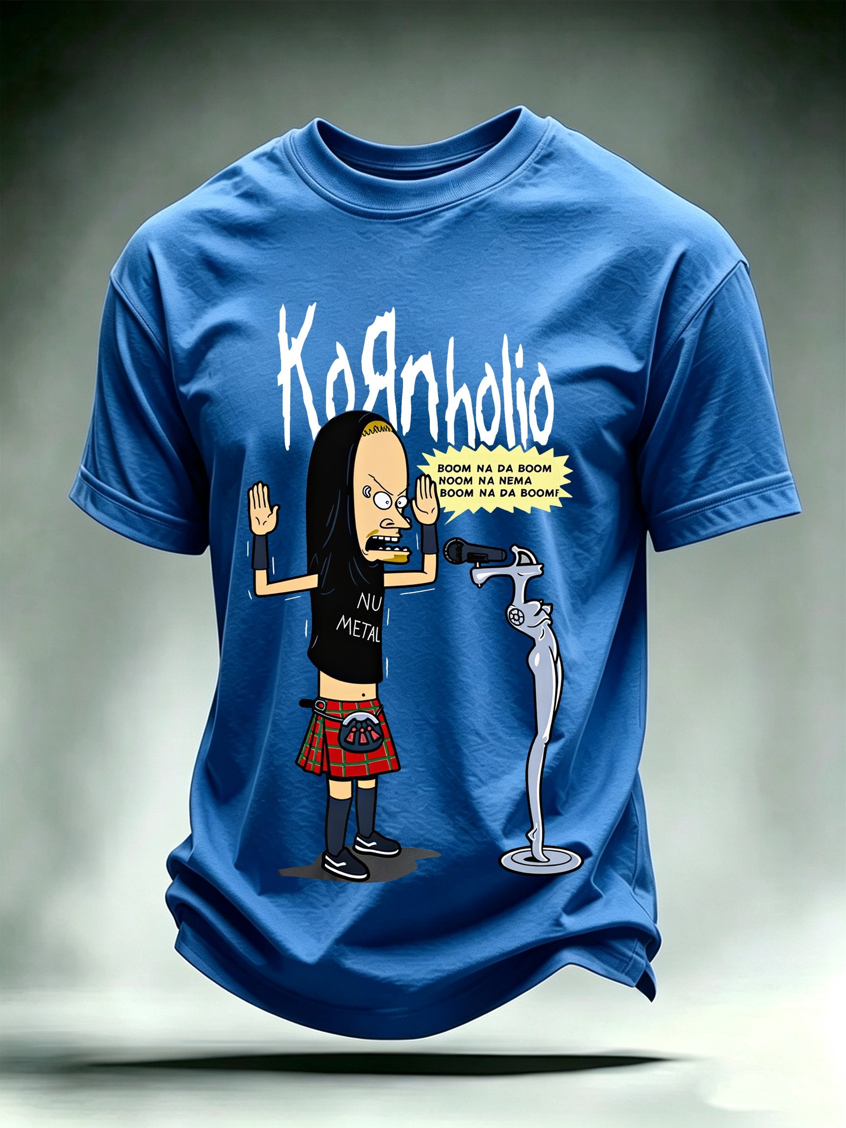 Men's Kornholio Nu-Metal Cartoon Pop Culture T-Shirt