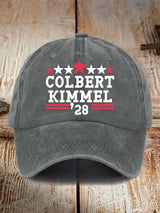 Unisex Talk Show Colbert Kimme 2028 Print  Cap