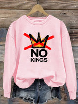 🔥Buy 3 Get 15% Off Women's  America has No Kings Printed Casual Sweatshirt