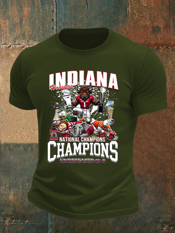 Men's  Football Print  T-Shirt