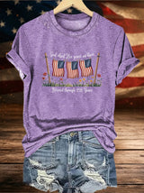 Women's Blessed through 250 Years Printed T-Shirt
