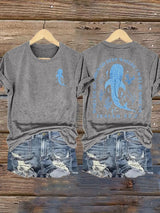 Women's When You Go Through Deep Waters, I'Ll Be With You  Print Shirt