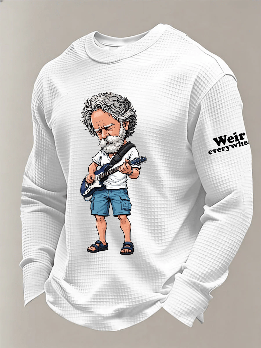 🔥Buy 3 Get 15% Off Men's Commemorate Bob Weir Printed Casual Sweatshirt