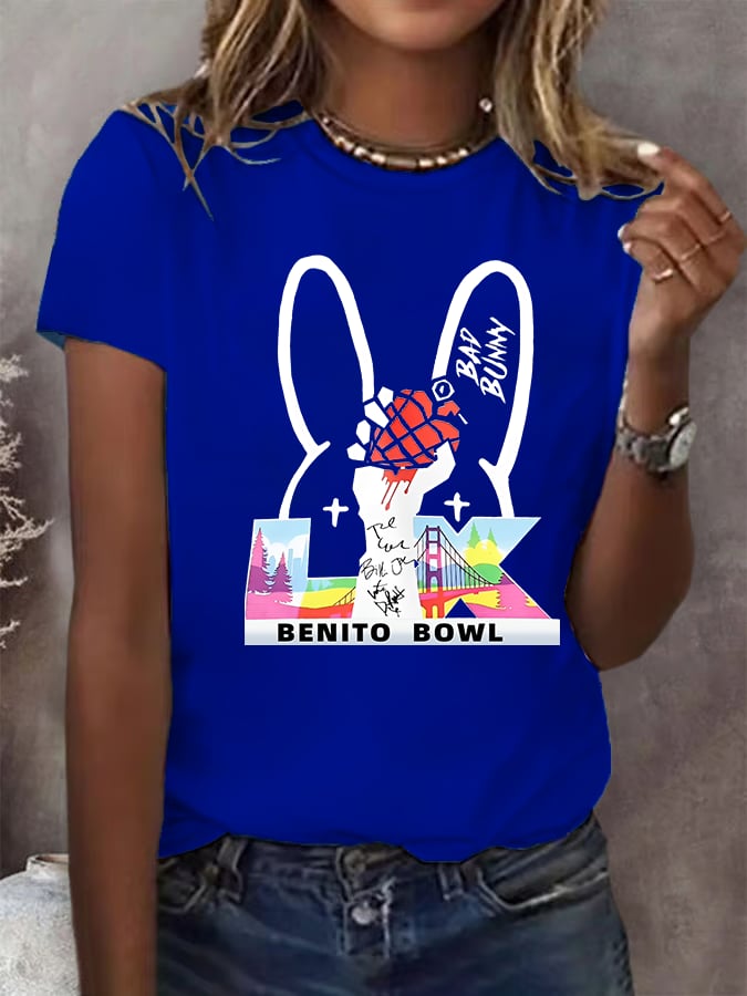 Women's  Opening And Halftime Shows Print Casual T-shirt