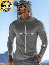 🔥Buy 3 Get 15% Off🔥🔥Hot Sale Picks 🔥Men's Faith Outdoor Sun Protection Breathable Cool Hooded Sun Protection Long Sleeve Top