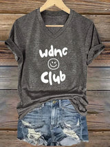Women's  Retro Funny Proud Member Of Club Menopause Perimenopause Print  T-Shirt