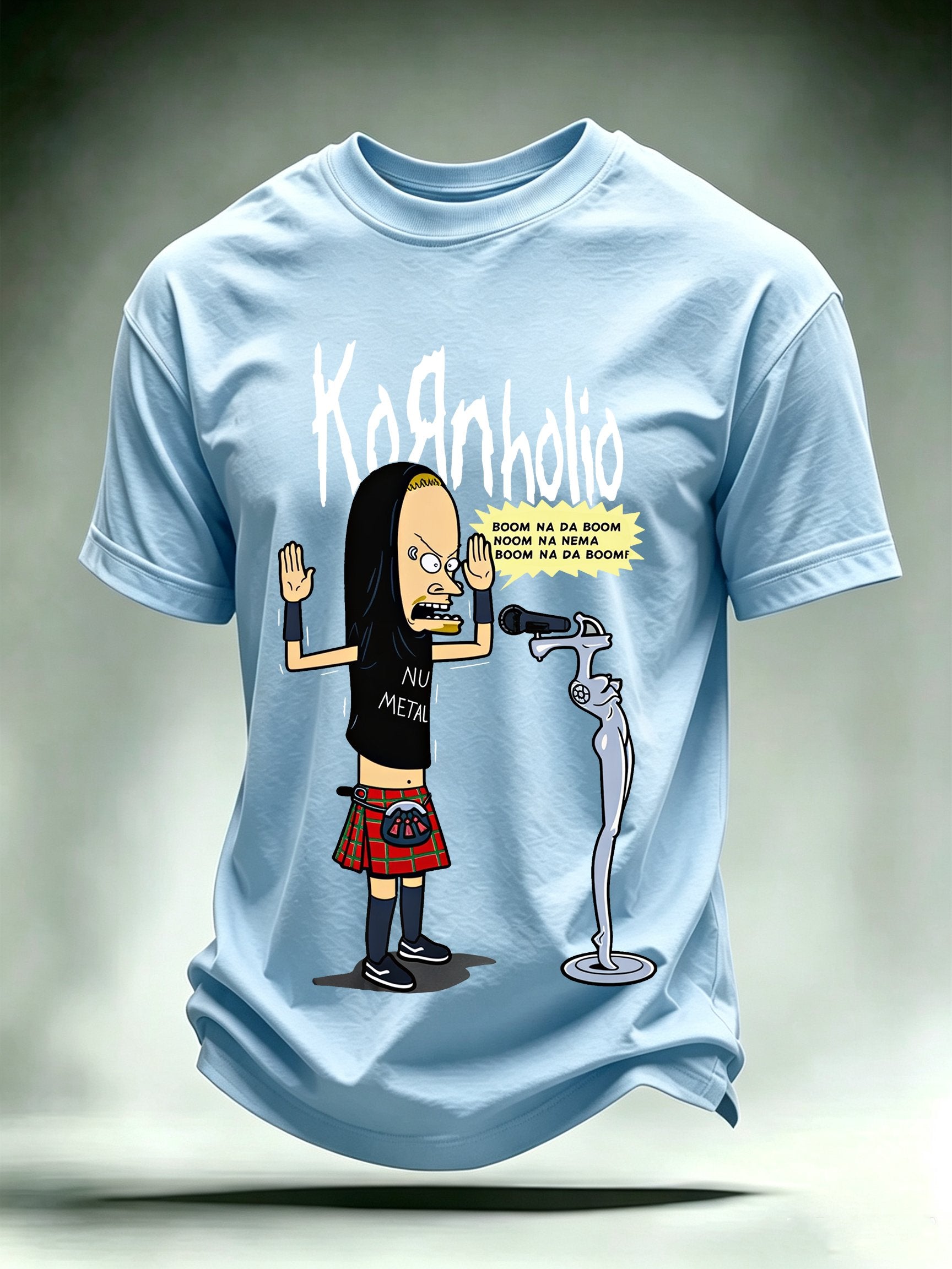 Men's Kornholio Nu-Metal Cartoon Pop Culture T-Shirt