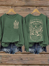 Women's Owens Sisters Apothecary Witch Print Casual Sweatshirt