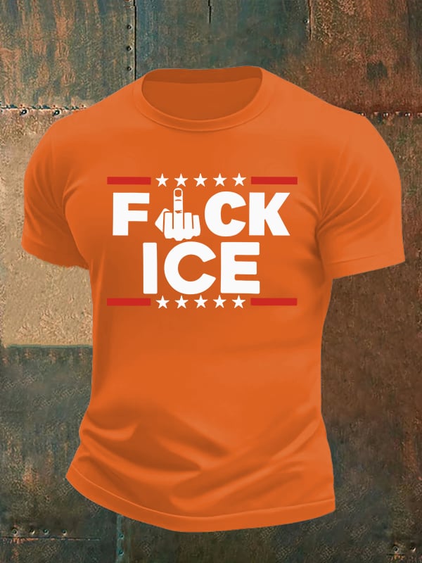 Men's ICE  Print  T-Shirt