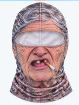 Men's Outdoor Warm Balaclava with Funny Expressions