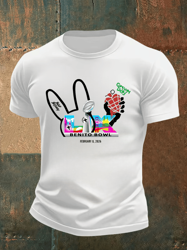 Men's  Opening And Halftime Shows Print Casual T-shirt