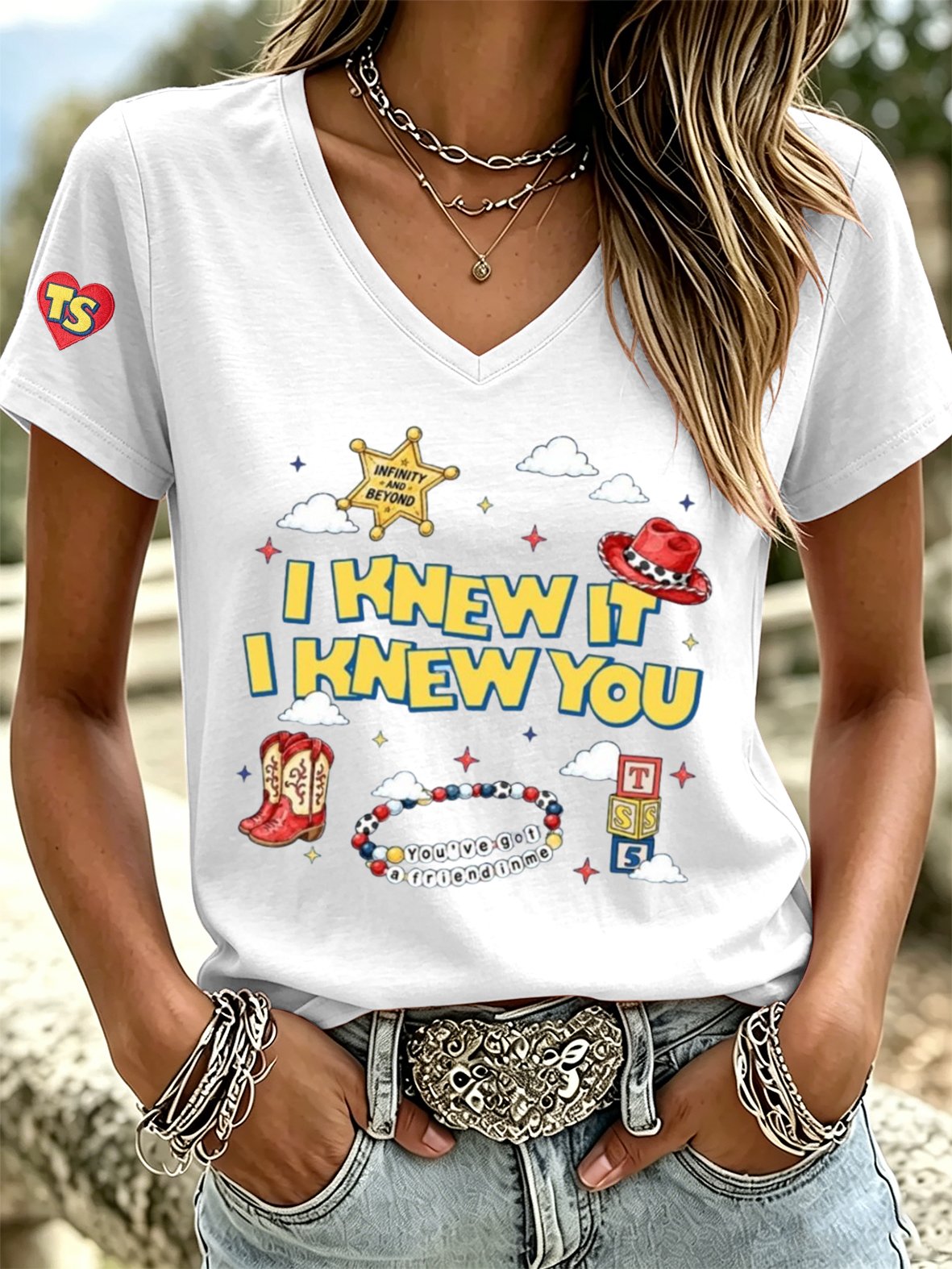 Women's Casual Print Short-Sleeve T-Shirt