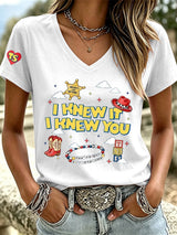 Women's Casual Print Short-Sleeve T-Shirt