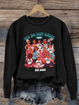 Women's  We don't care about club print  Sweatshirt