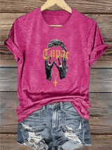 Women's Retro Rap Star Comfortable Pure Cotton T-Shirt