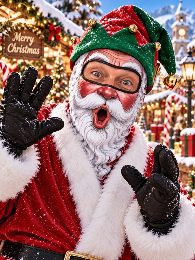 Fun Santa Claus Mask
