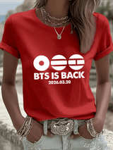 Women's Leisure Print T-Shirt