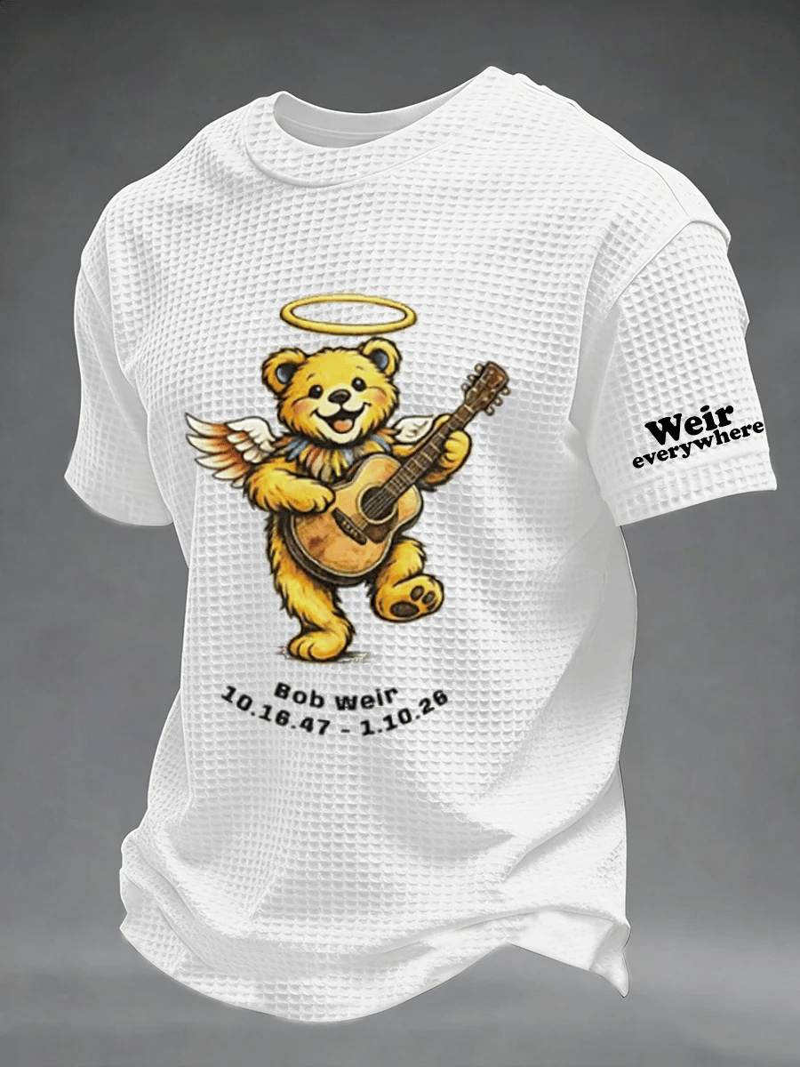 🔥Buy 3 Get 15% Off Men's RIP Bob Weir Print Short-Sleeve T-Shirt