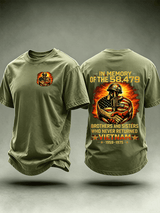Men's In Memory Of The 58,479 Tribute T-Shirt, Vietnam Era Memorial Graphic Tee