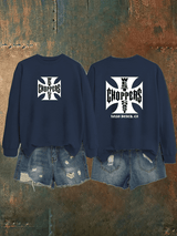 Women's  West Coast Choppers-Inspired Paul Tribute Print Sweatshirt
