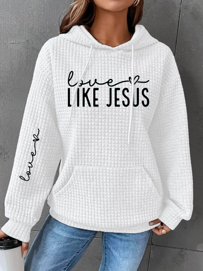 Women's Valentine's Day Casual Hooded Sweatshirt