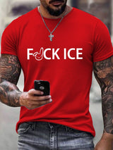Men's Bunny Resist  Print Casual T-Shirt