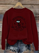 Women's  Retro Funny Proud Member Of Club Menopause Perimenopause Print   Sweatshirt