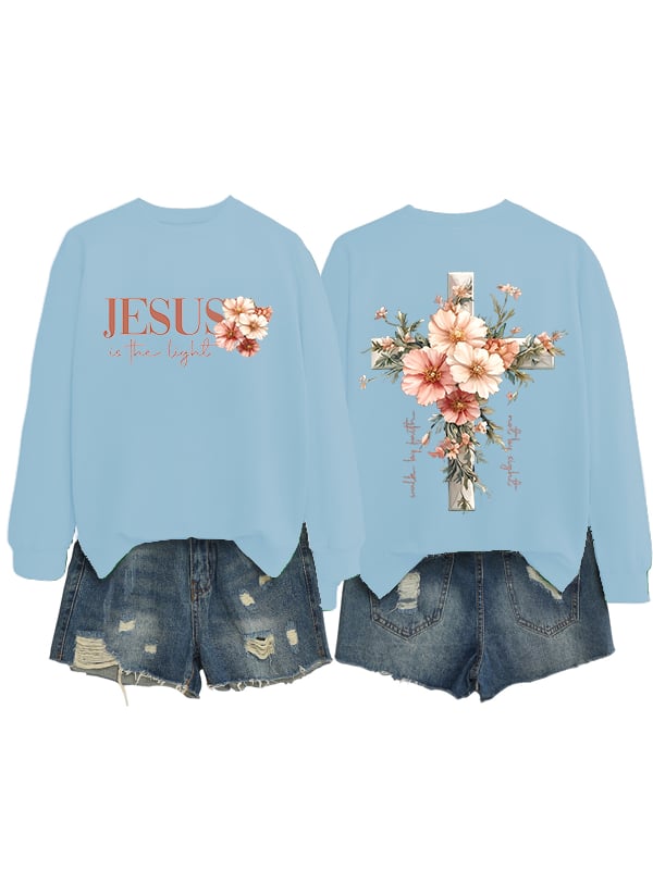 Women's Casual Jesus Sweatshirt