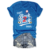 Dodgers Back to Back Champs Tee
