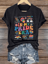 Women's  In My Pride Era, Pride Month Print T-Shirt