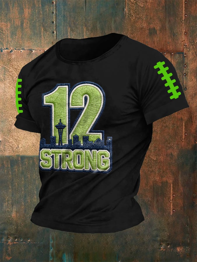 Men's Football Short-Sleeved T-shirt