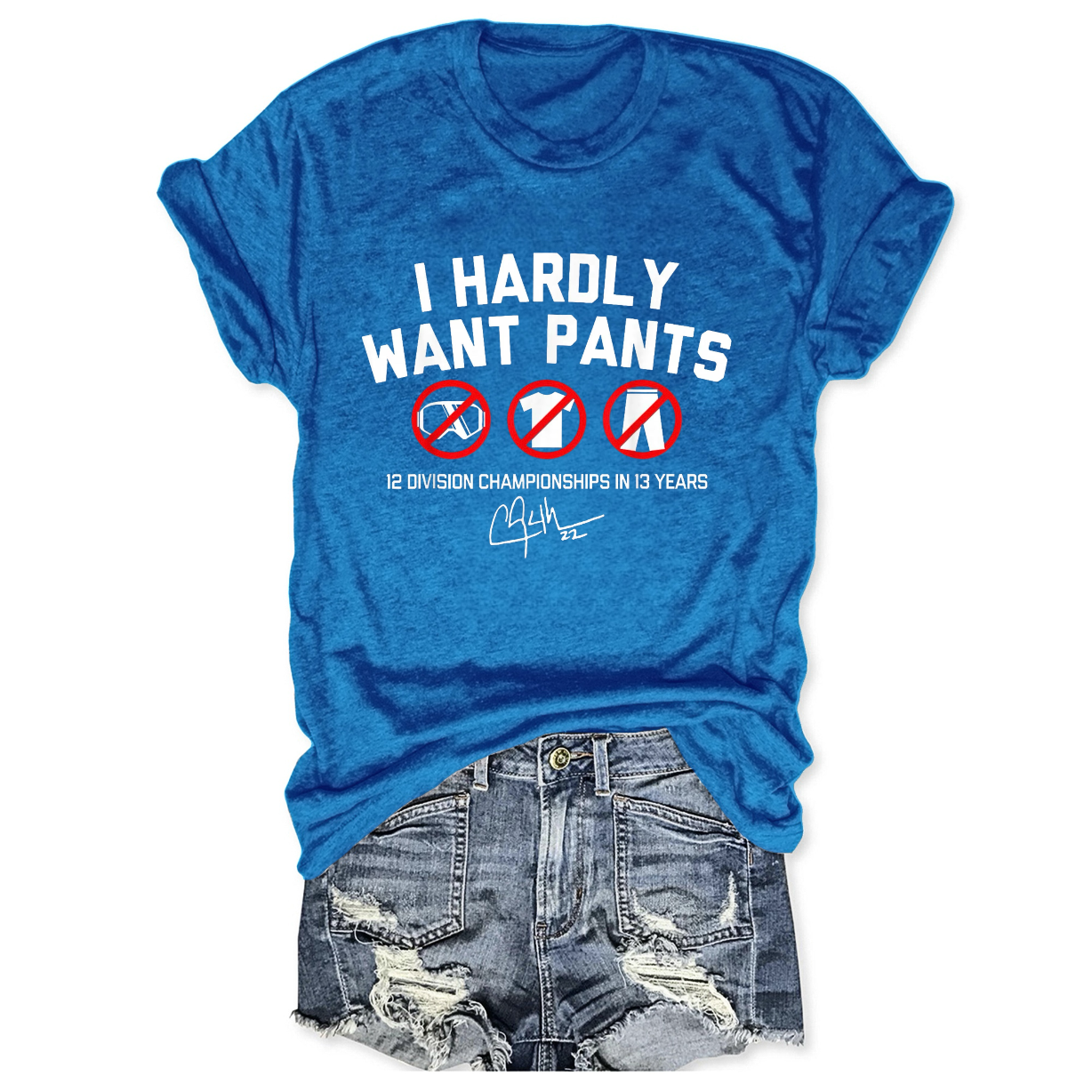 I Hardly Wait Pants Dodgers Tee