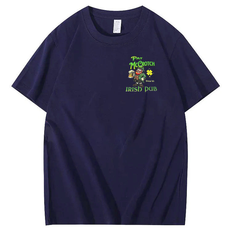 St.Patrick's Day Print Pattern Crew Neck T-Shirt