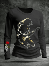 🔥Buy 3 Get 15% Off Women's Commemorative Bob Weir Printed Top