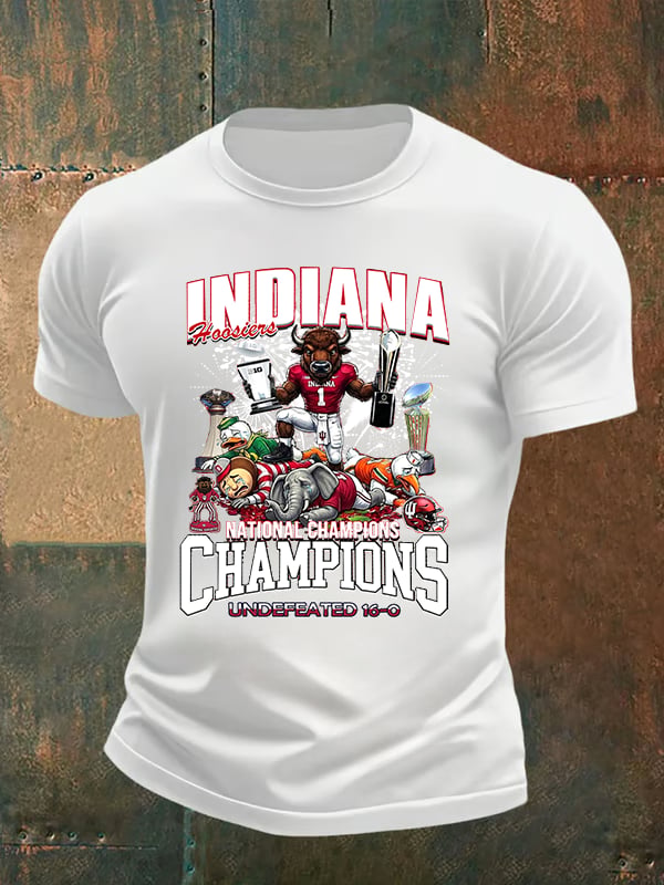 Men's  Football Print  T-Shirt