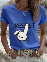 Women's Puerto Rico Resist Print  T-shirt