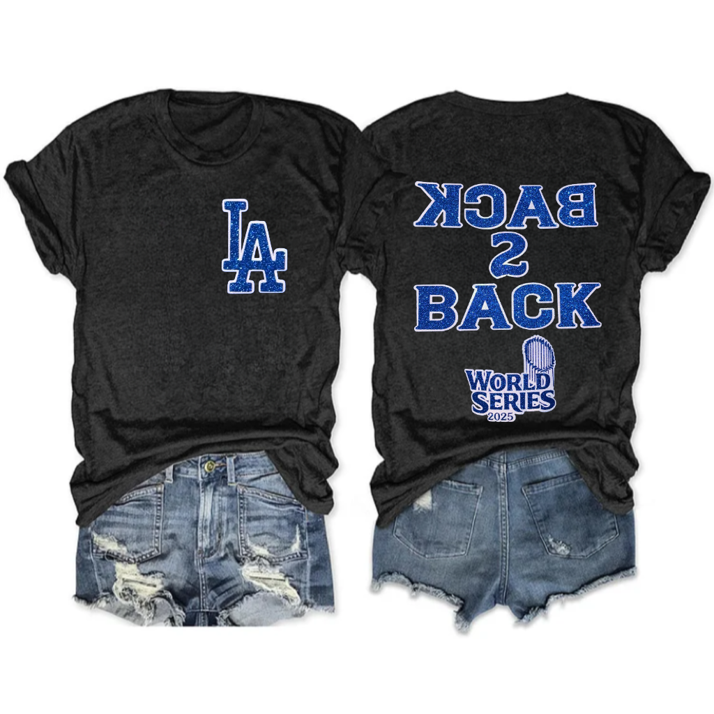 Dodgers Back To Back World Series Champions Tee