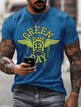 Men's Print Casual Printed T-shirt