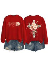 Women's Casual Jesus Sweatshirt