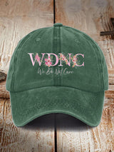 Retro Funny WDNC Menopause Perimenopause Print Baseball Cap