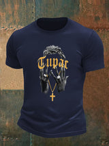 Men's Retro Rap Star Comfortable Pure Cotton T-Shirt