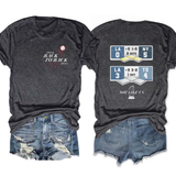 2025 Dodgers Back to Back Scoreboard Tee