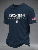 Men's Retro Print Short-Sleeve T-Shirt