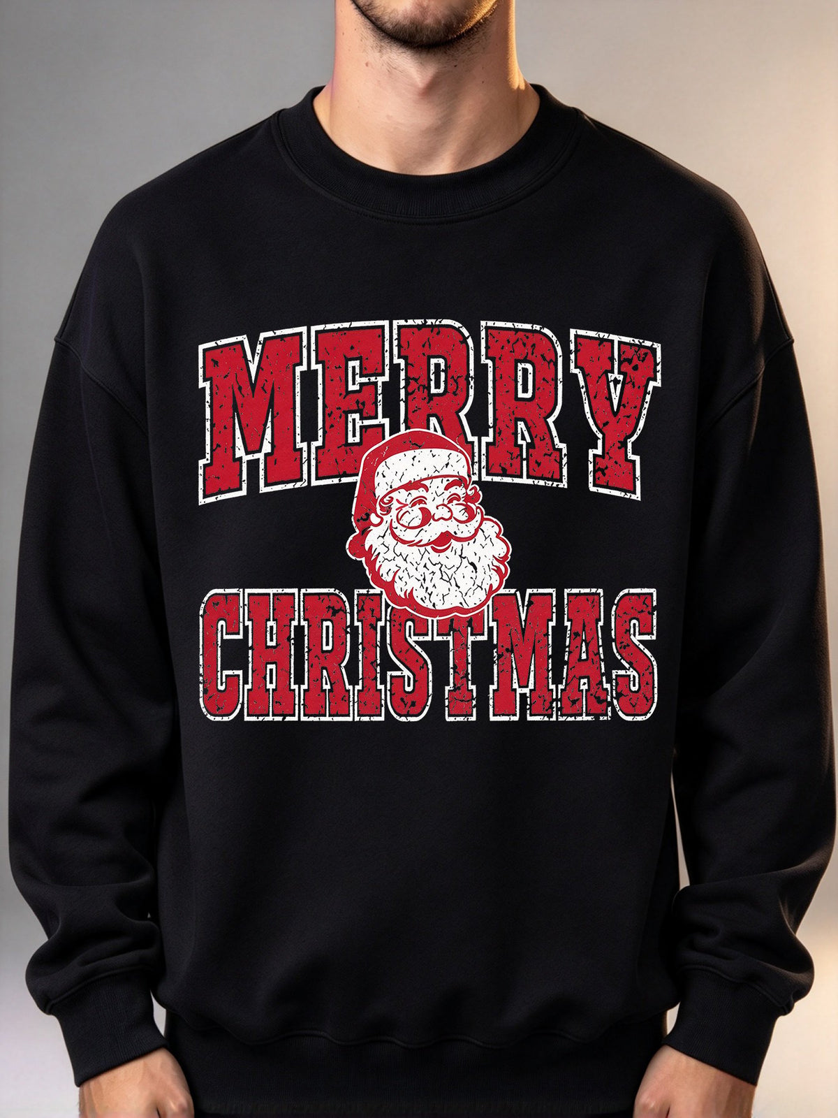 Men's  Vintage Merry Christmas Sweater