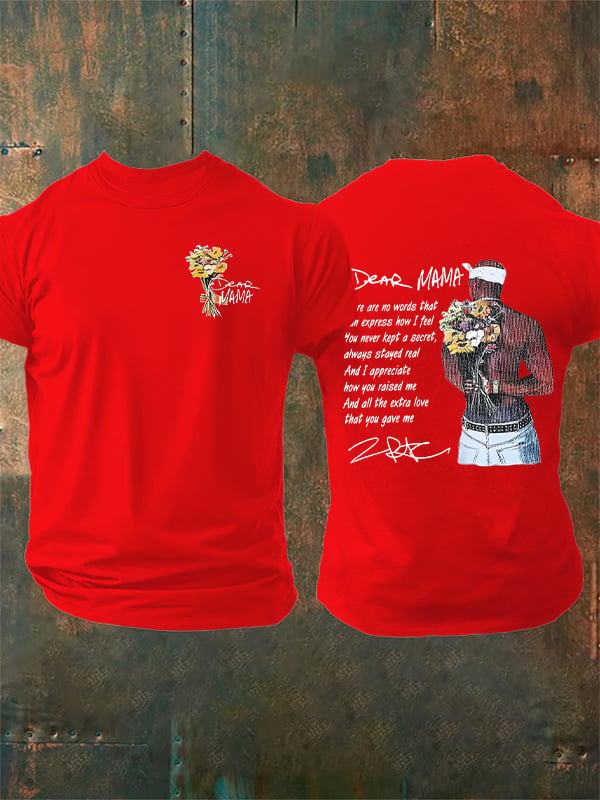 Men's  DEAR MAMA Printed T-Shirt