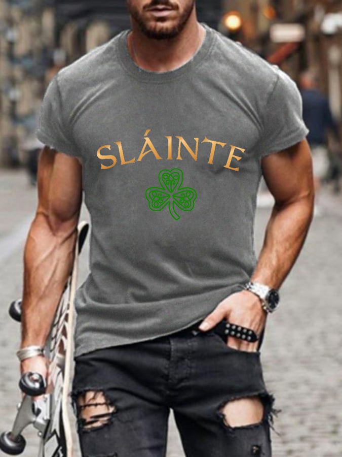 Men's Slainte St. Patrick's Day Casual Tee