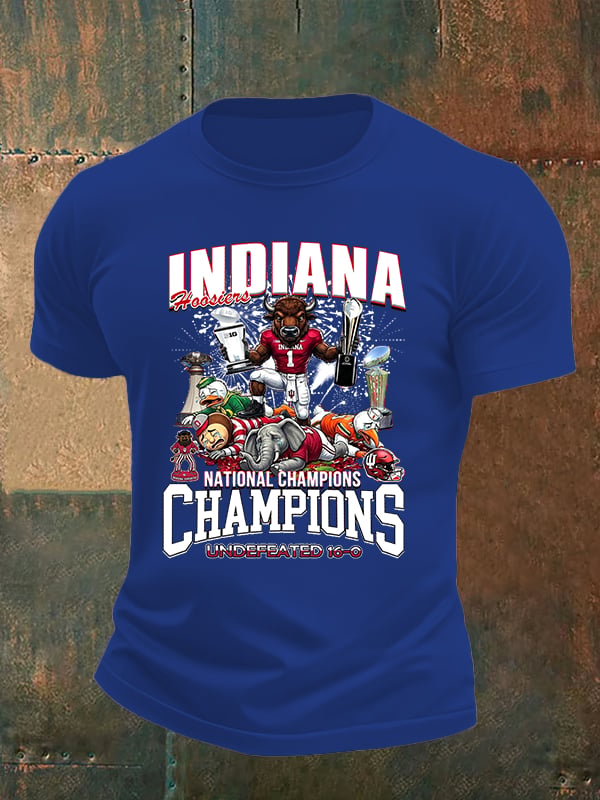 Men's  Football Print  T-Shirt