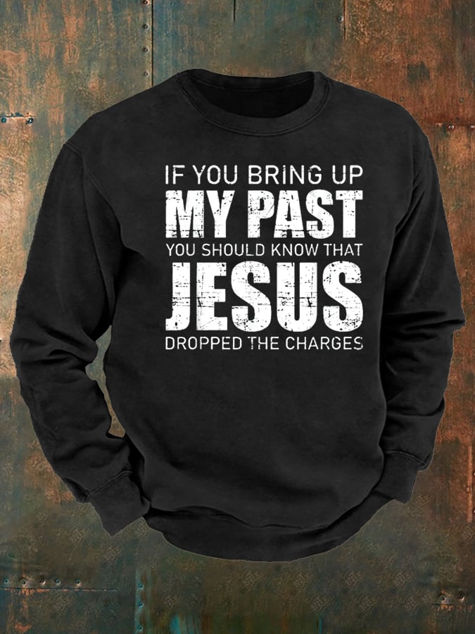 🔥Buy 3 Get 15% Off🔥Men's  My Walk with God  Sweatshirt