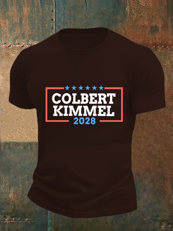 Men's Talk Show Colbert Kimme 2028 T-Shirt