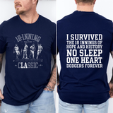 Dodgers 18 Inning 2025 World Series Champions Tee For Men